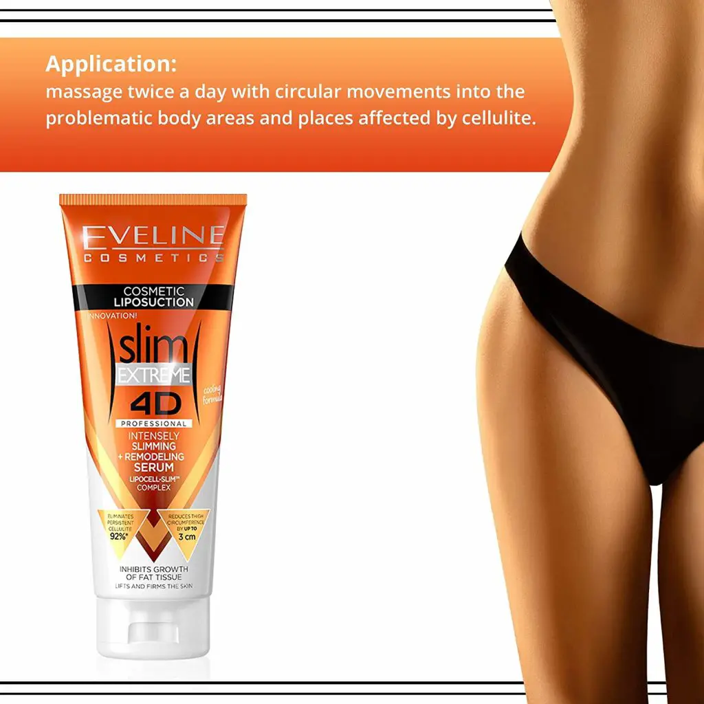 Eveline Cosmetics Slim Extreme 4D Liposuction Body Serum Application