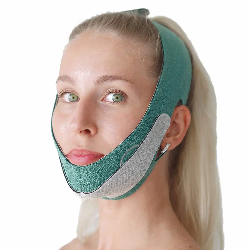 ReadyGoo Emerald Green Double Chin Face Slimming Strap